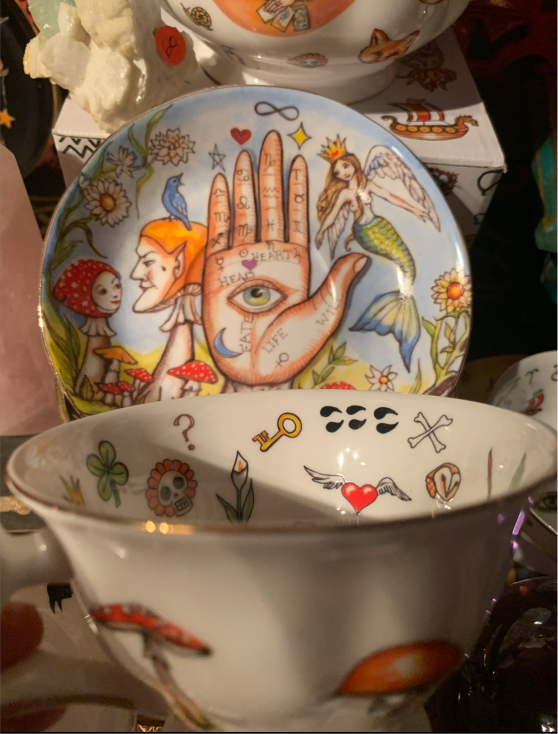 マジックガーデン限定版占いティーカップ&ソーサー