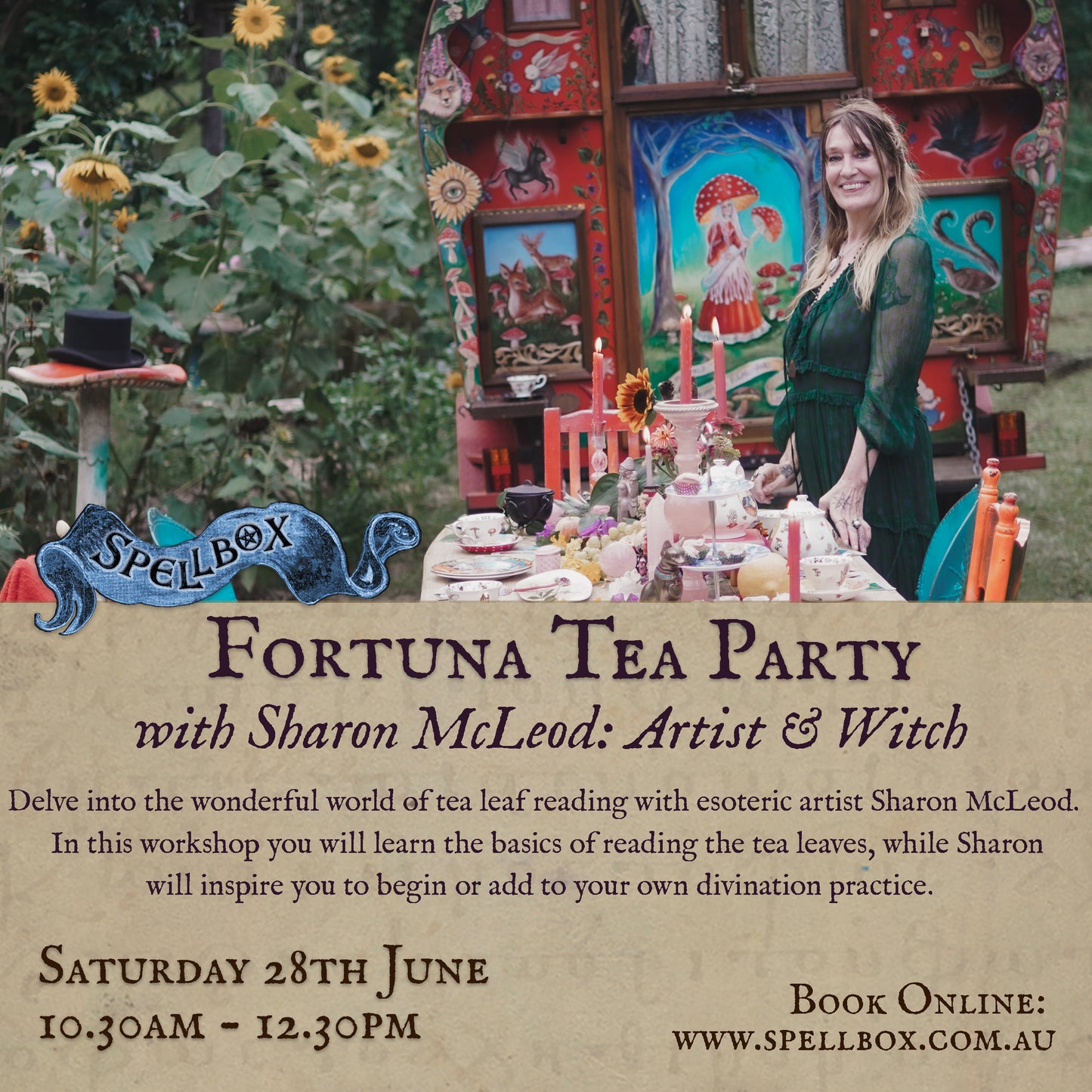 Tea Party 28th June Spellbox Melbourne