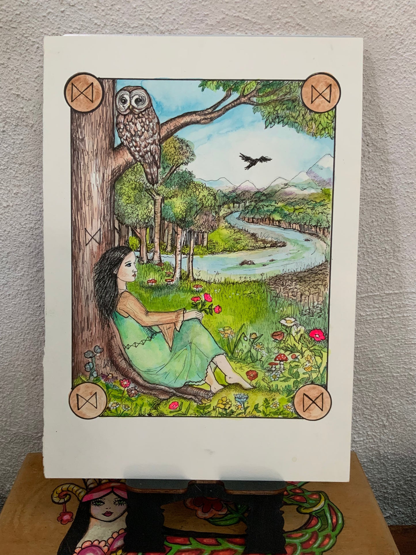 Dagaz Jord [ from the Norse Goddess Rune Oracle Deck]