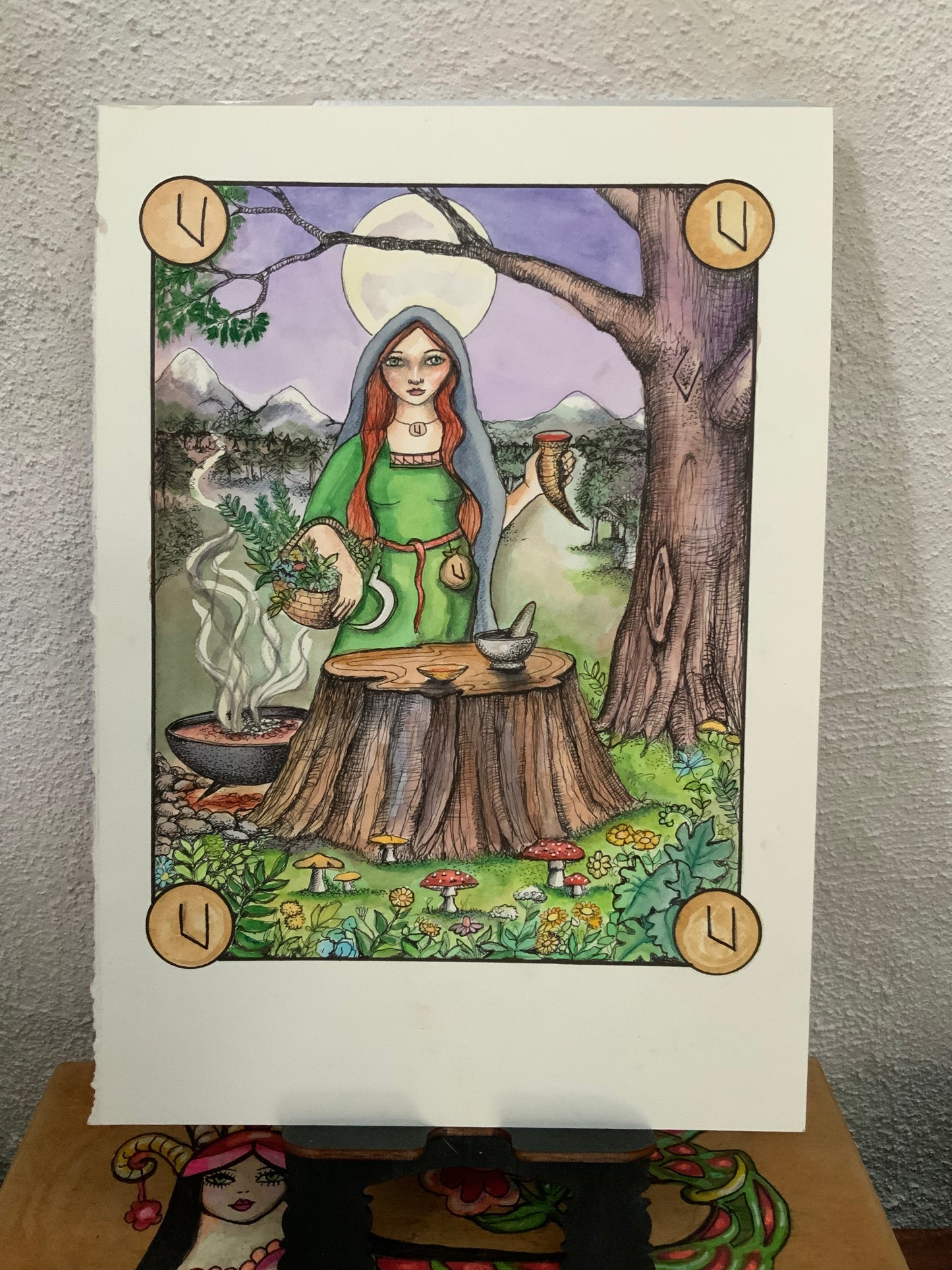 Uruz Merkstave [from the Norse Goddess Rune Oracle Deck]