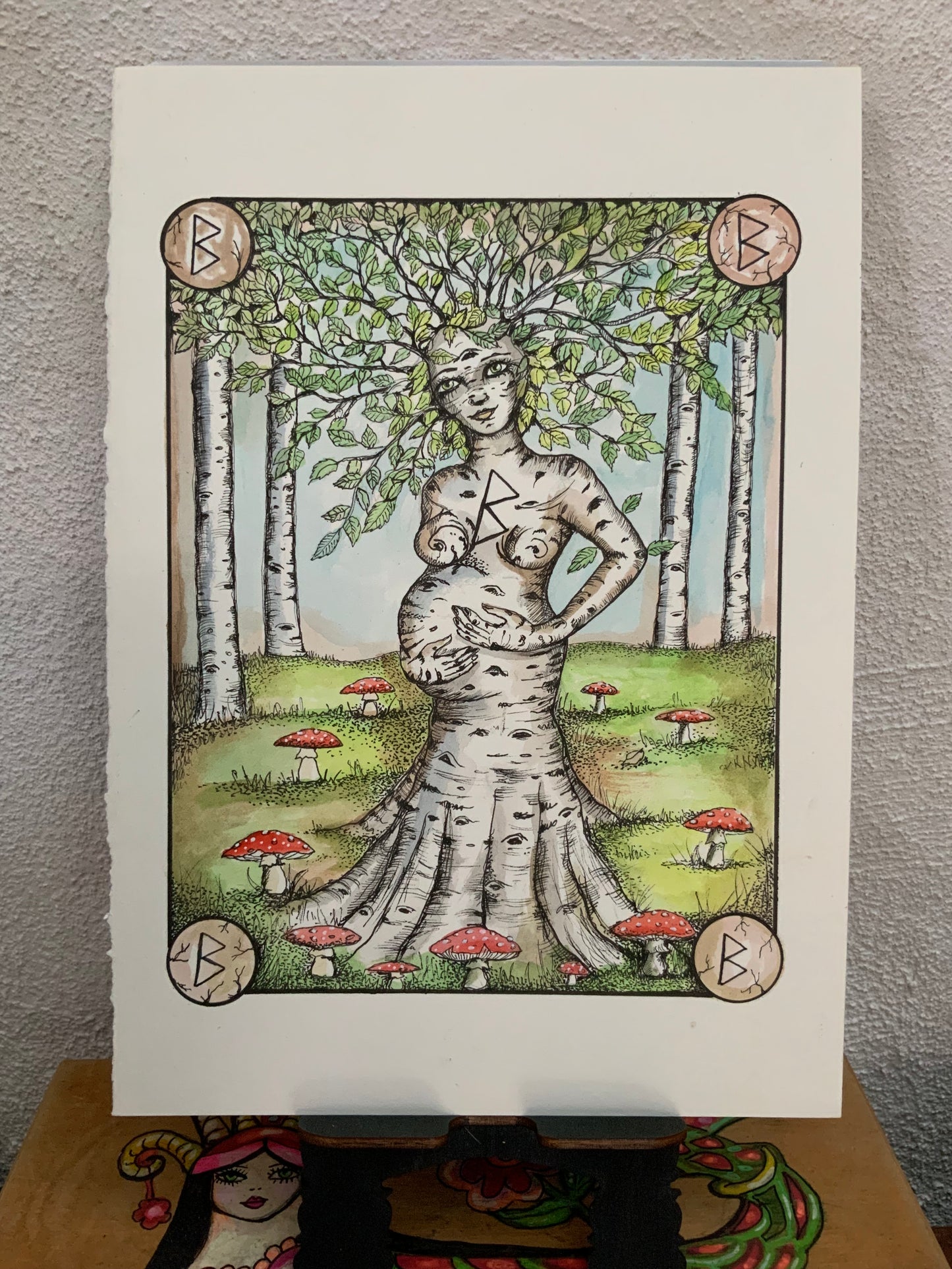 Berkana - Birch Goddess [ from the Norse Goddess Rune Oracle Deck]