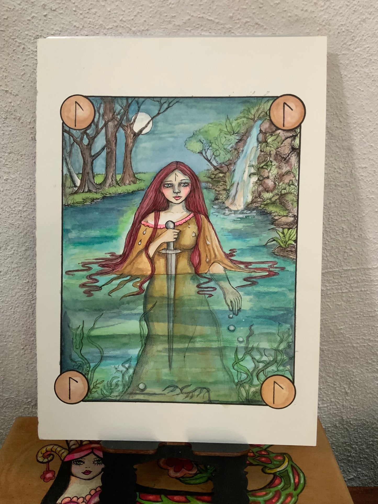 Laguz- Saga [ from the Norse Goddess Rune Oracle Deck]