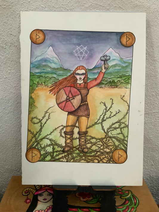 Purisaz [from the Norse Goddess Rune Oracle Deck]