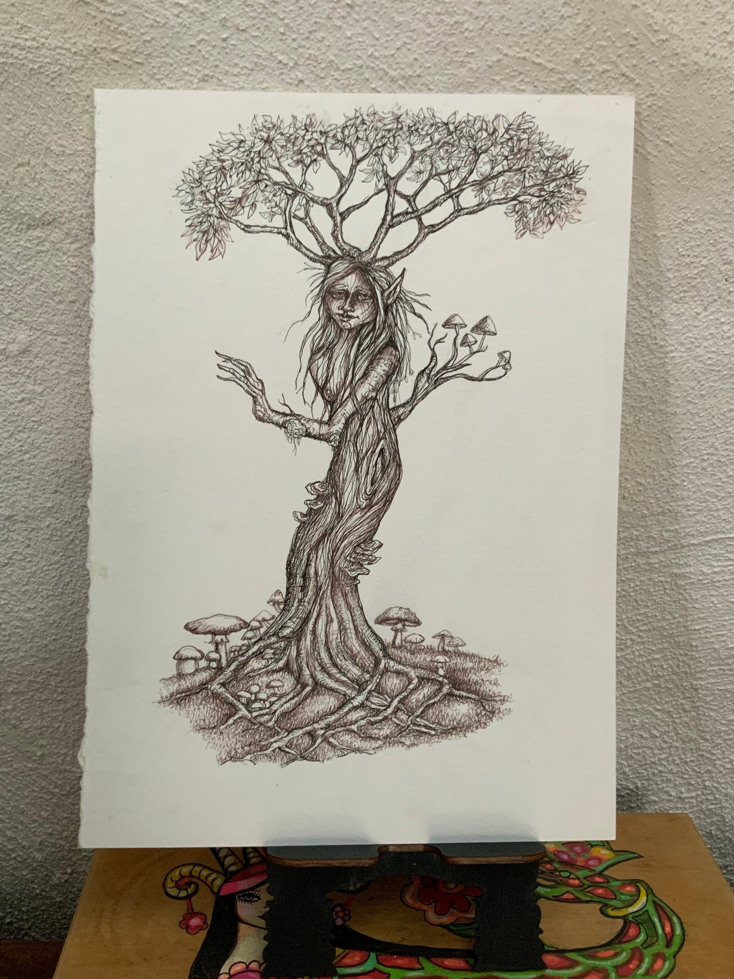 Dryad black and white