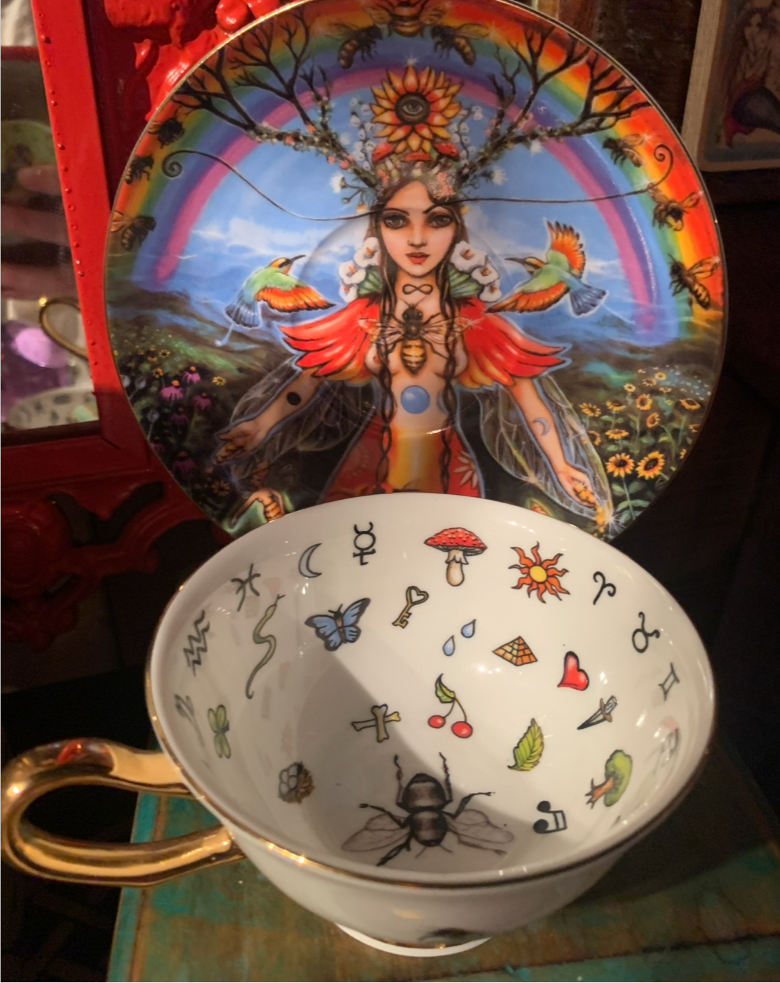 Path of Pollen Limited edition Divination tea cup and saucer