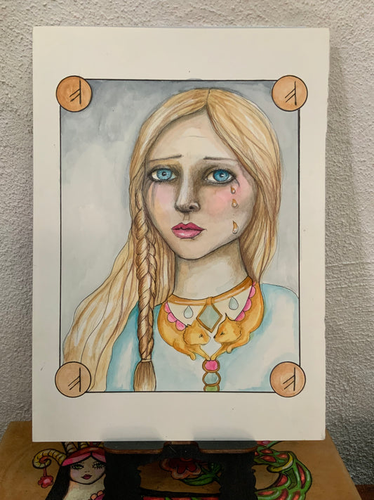 Fehu Merkstave [from the Norse Goddess Rune Oracle Deck]