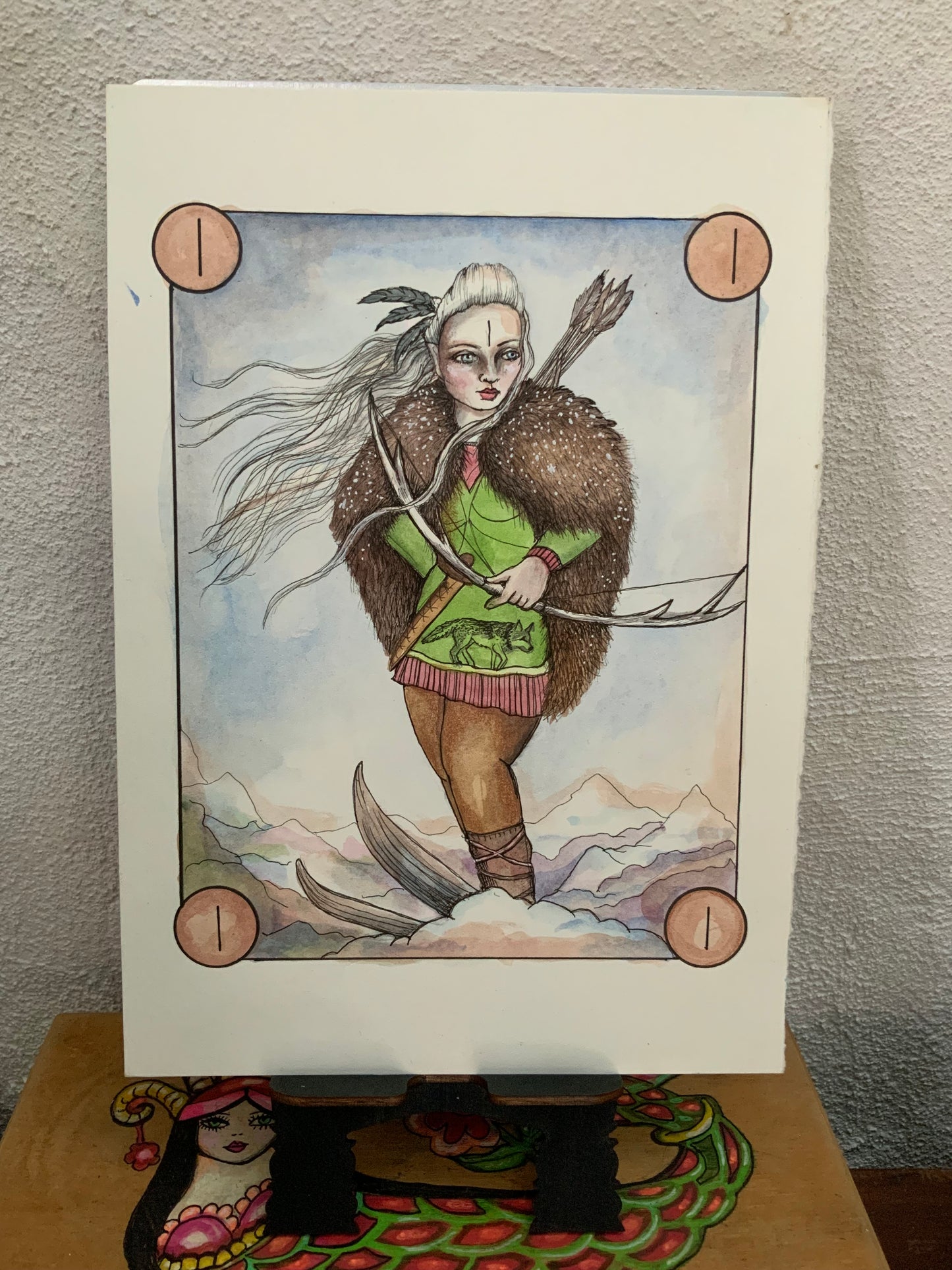 Isa- Skadi [ from the Norse Goddess Rune Oracle Deck]