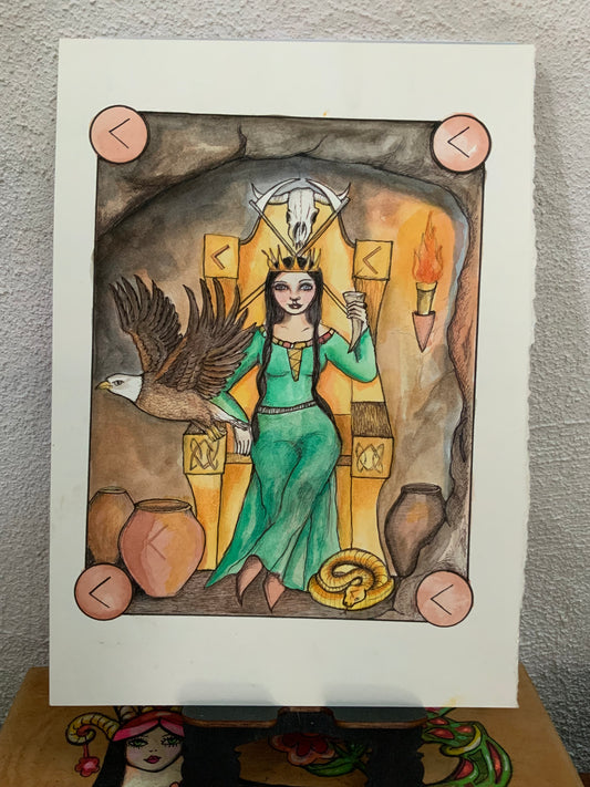 Kenaz - Gunnlod [ from the Norse Goddess Rune Oracle Deck]