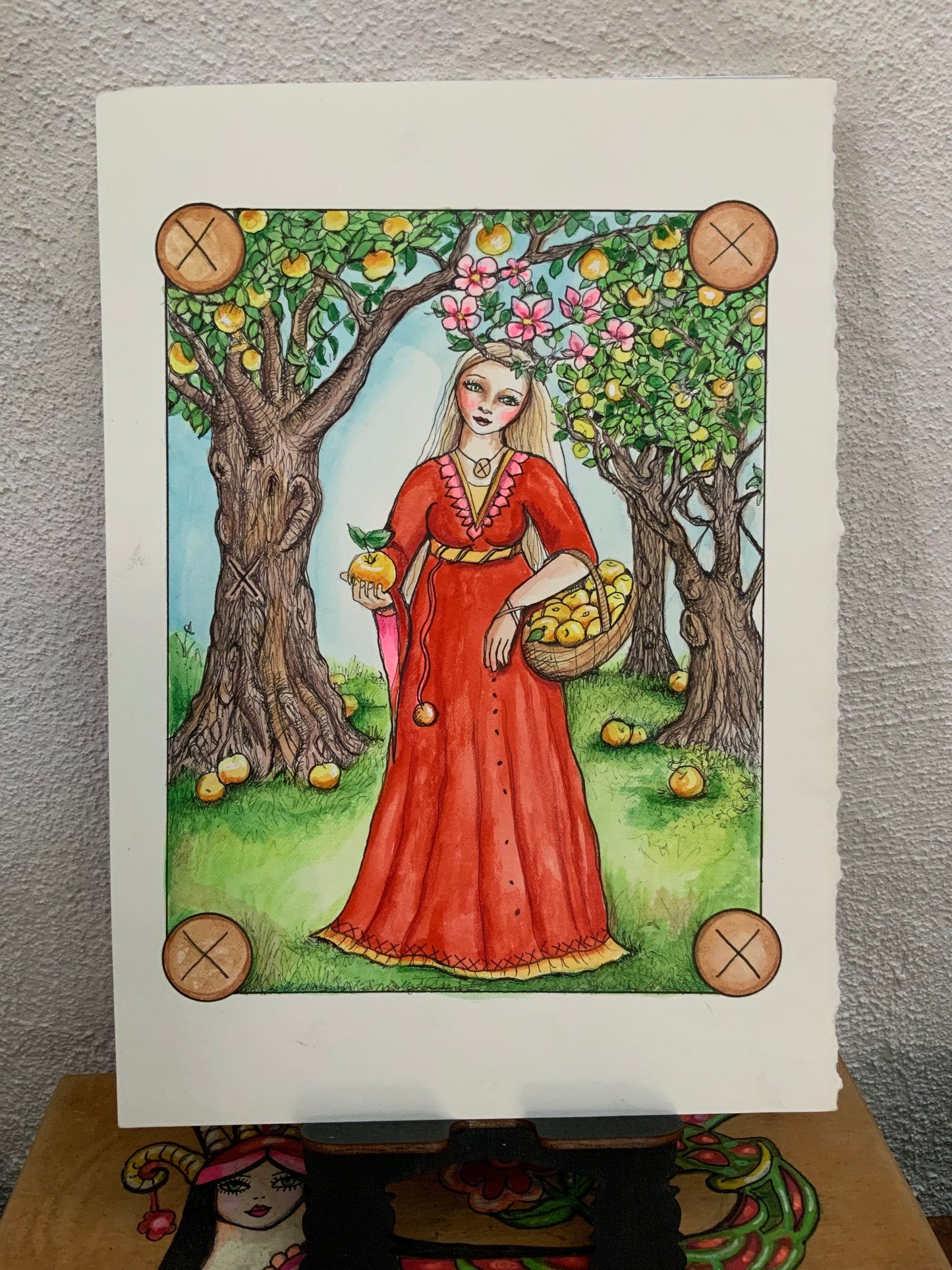 Gebo - Idunn [ from the Norse Goddess Rune Oracle Deck]