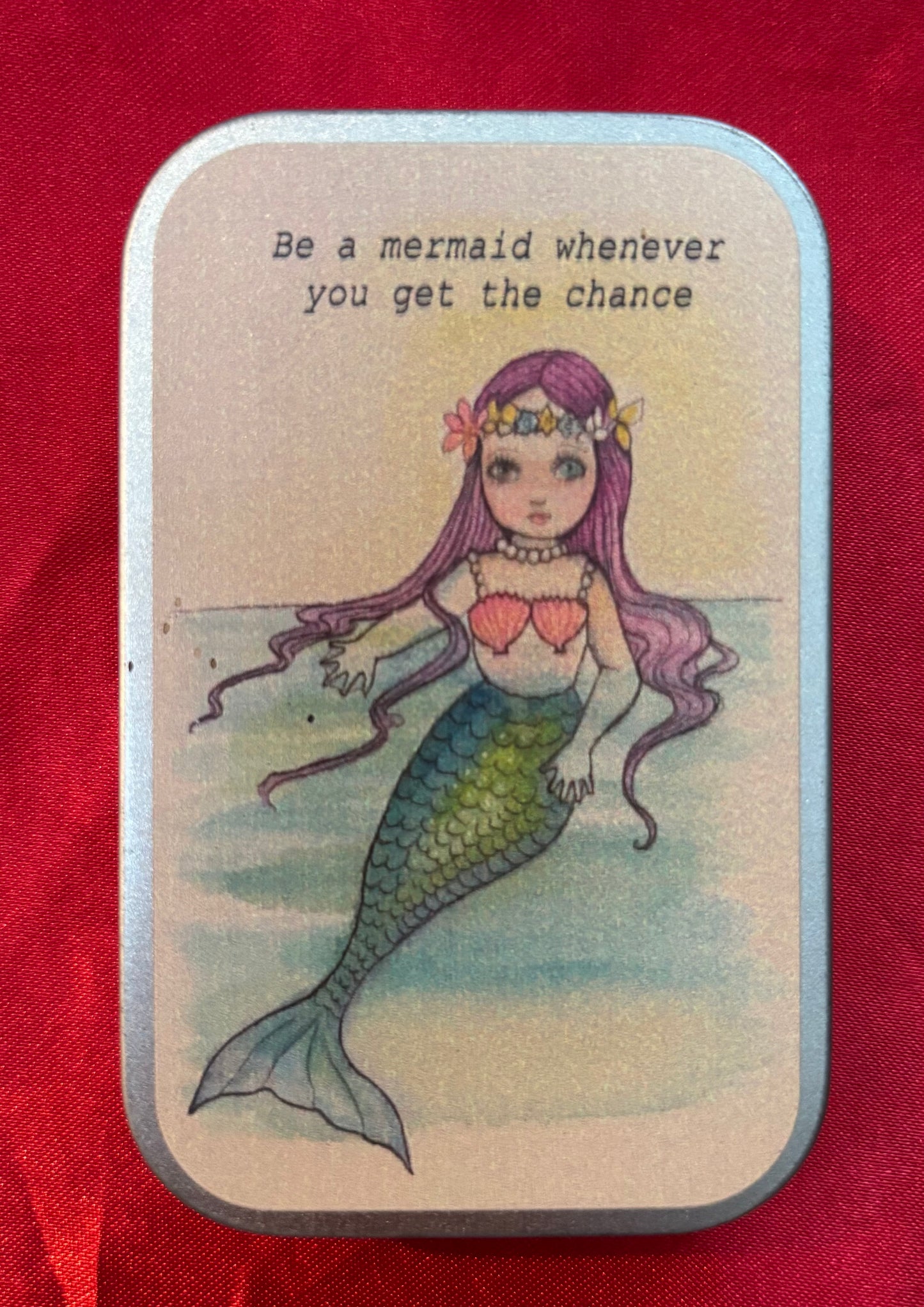 Mermaid limited edition tin.