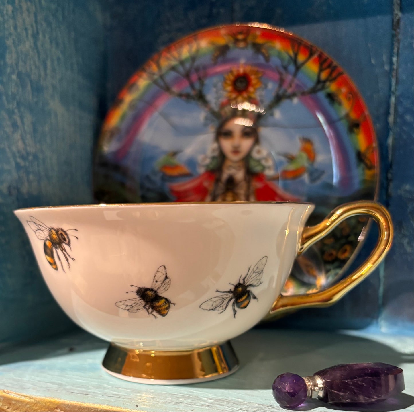 Path of Pollen Limited edition Divination tea cup and saucer