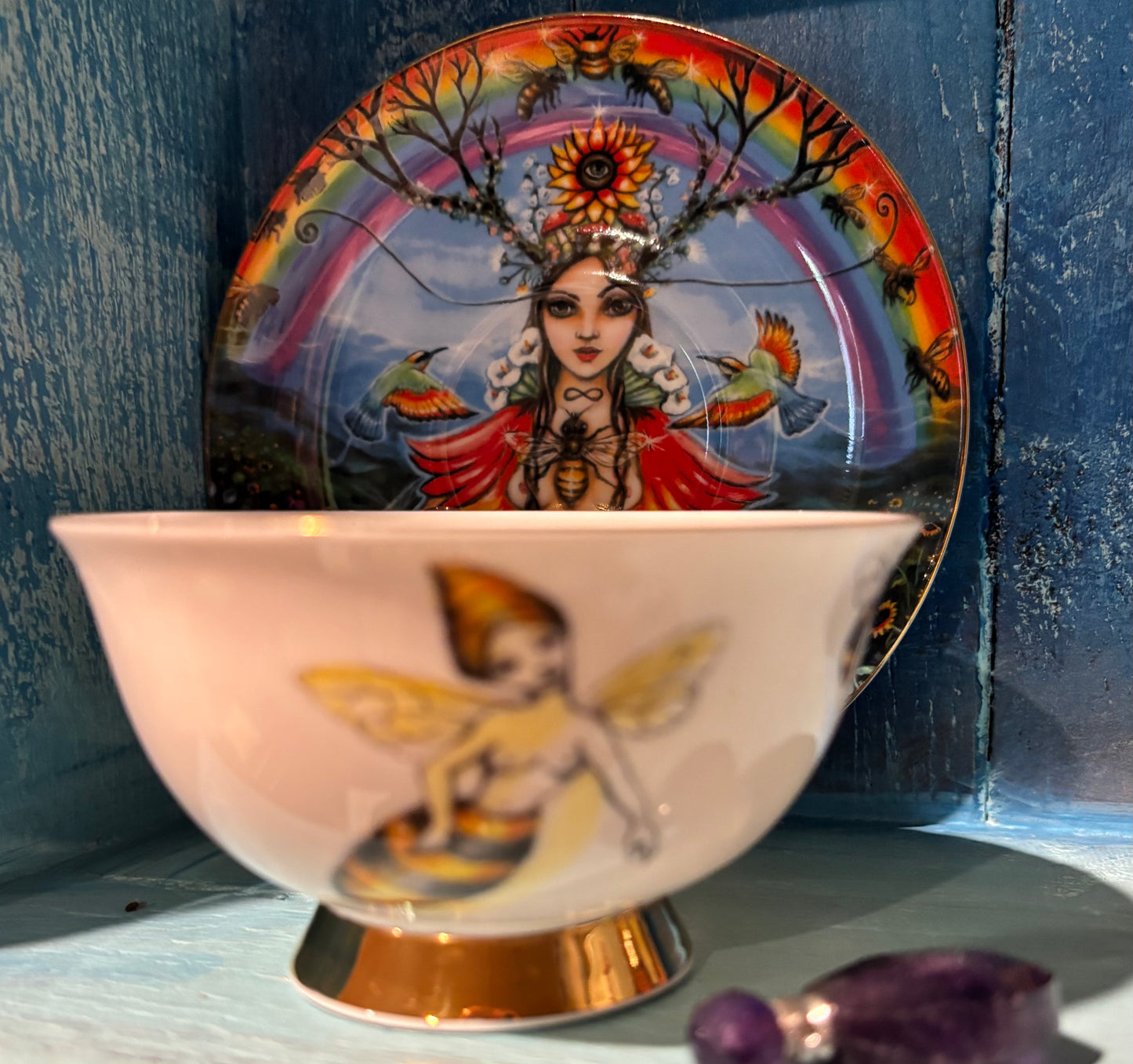 Path of Pollen Limited edition Divination tea cup and saucer