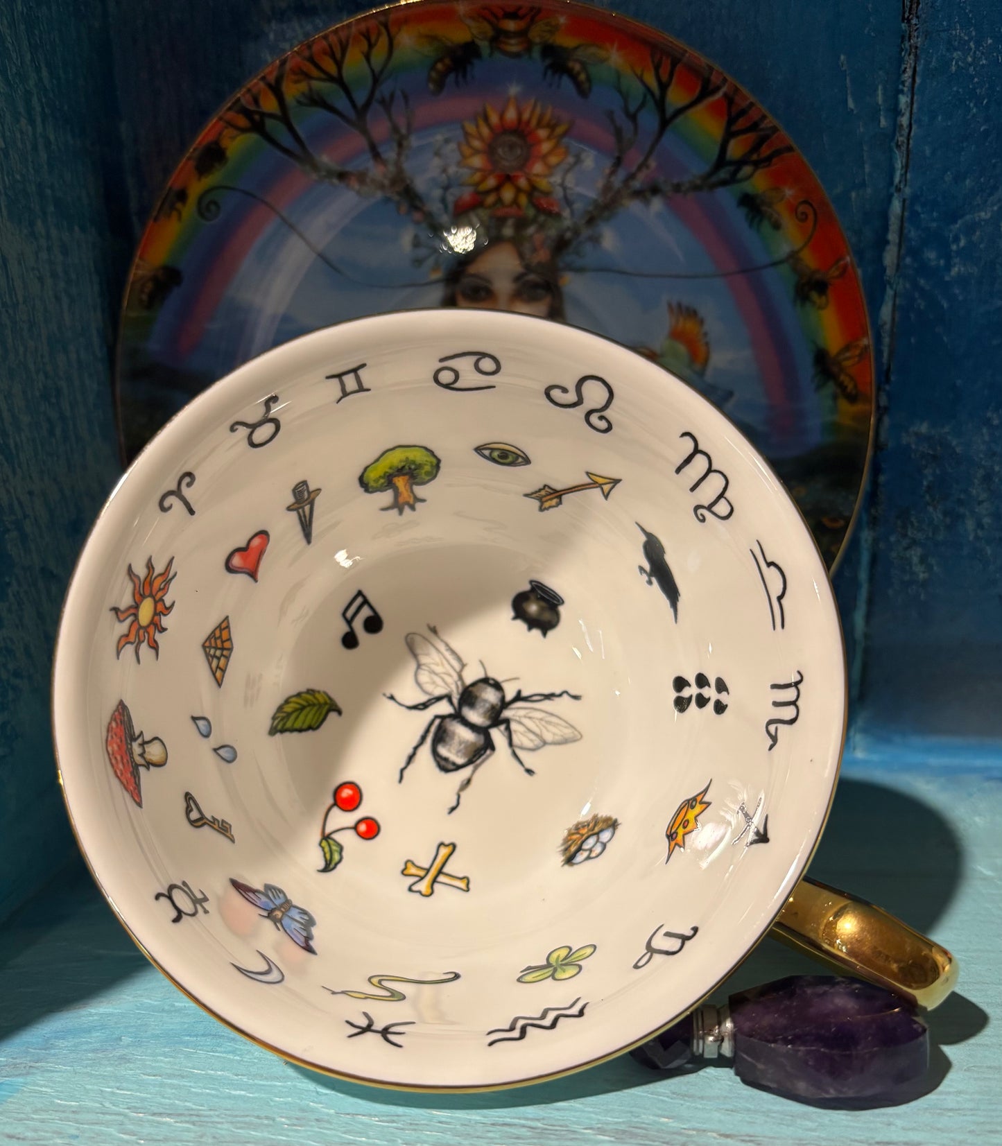 Path of Pollen Limited edition Divination tea cup and saucer