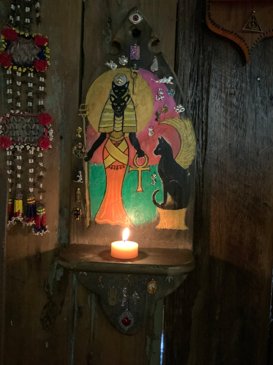 Cat Goddess Altar