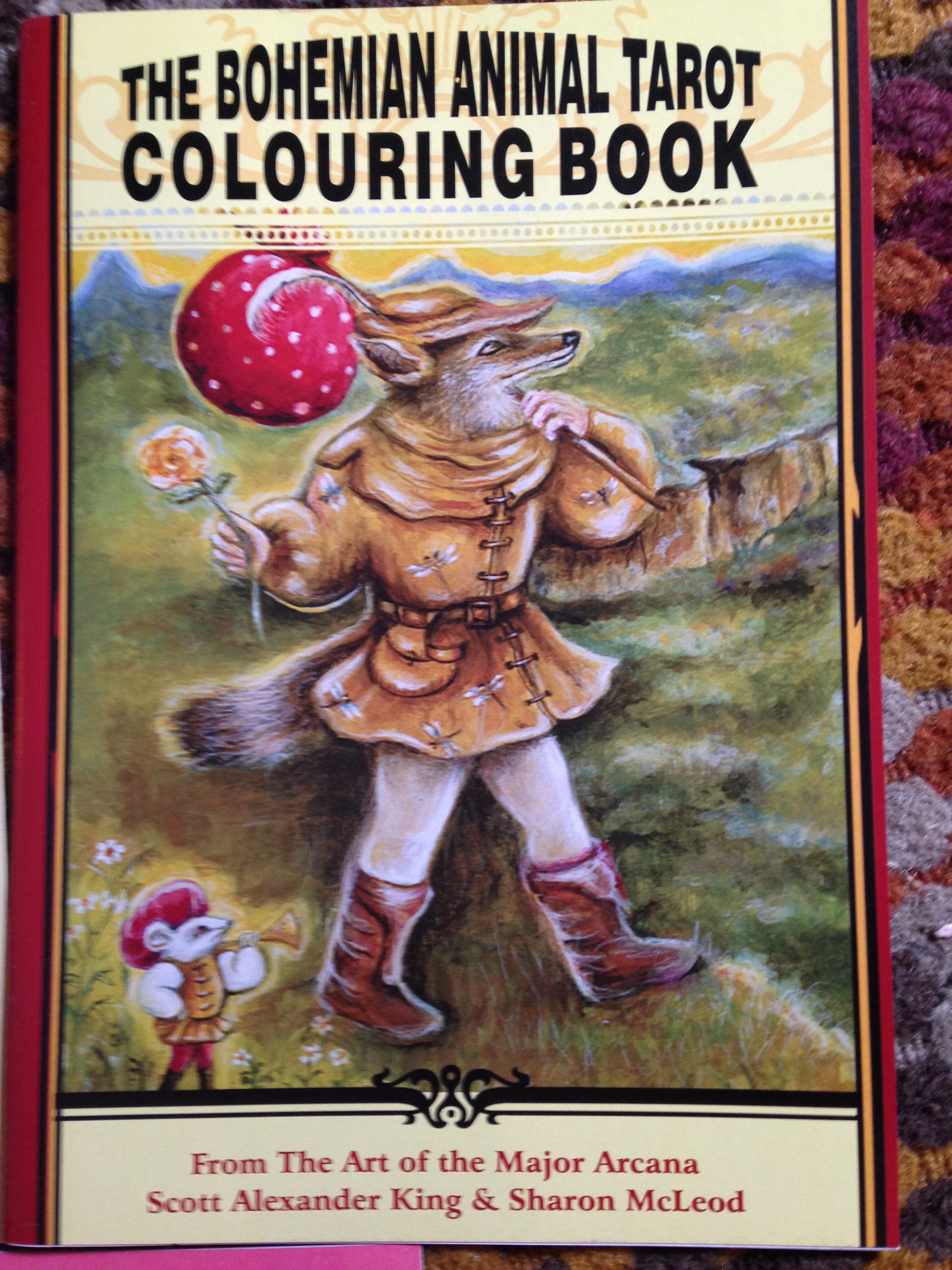 Bohemian Animal Tarot Colouring Book