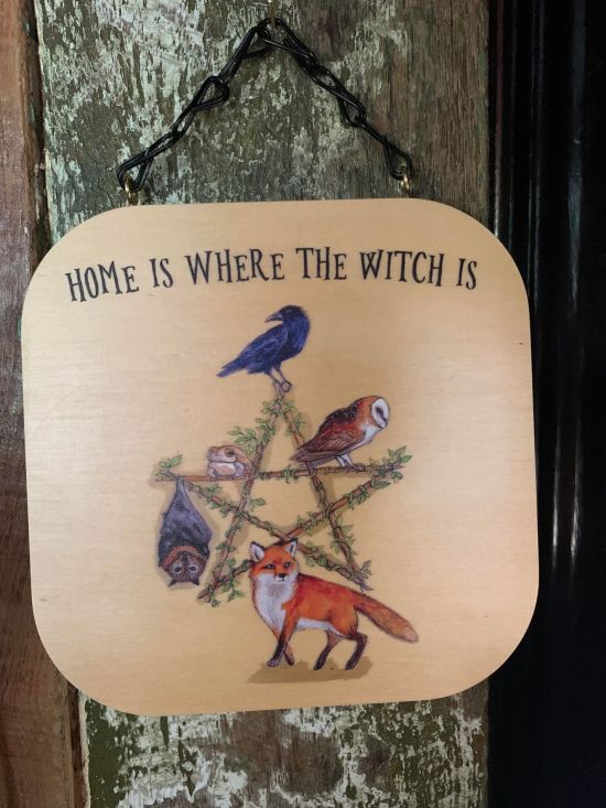 “Home is where the Witch is” Wooden Art